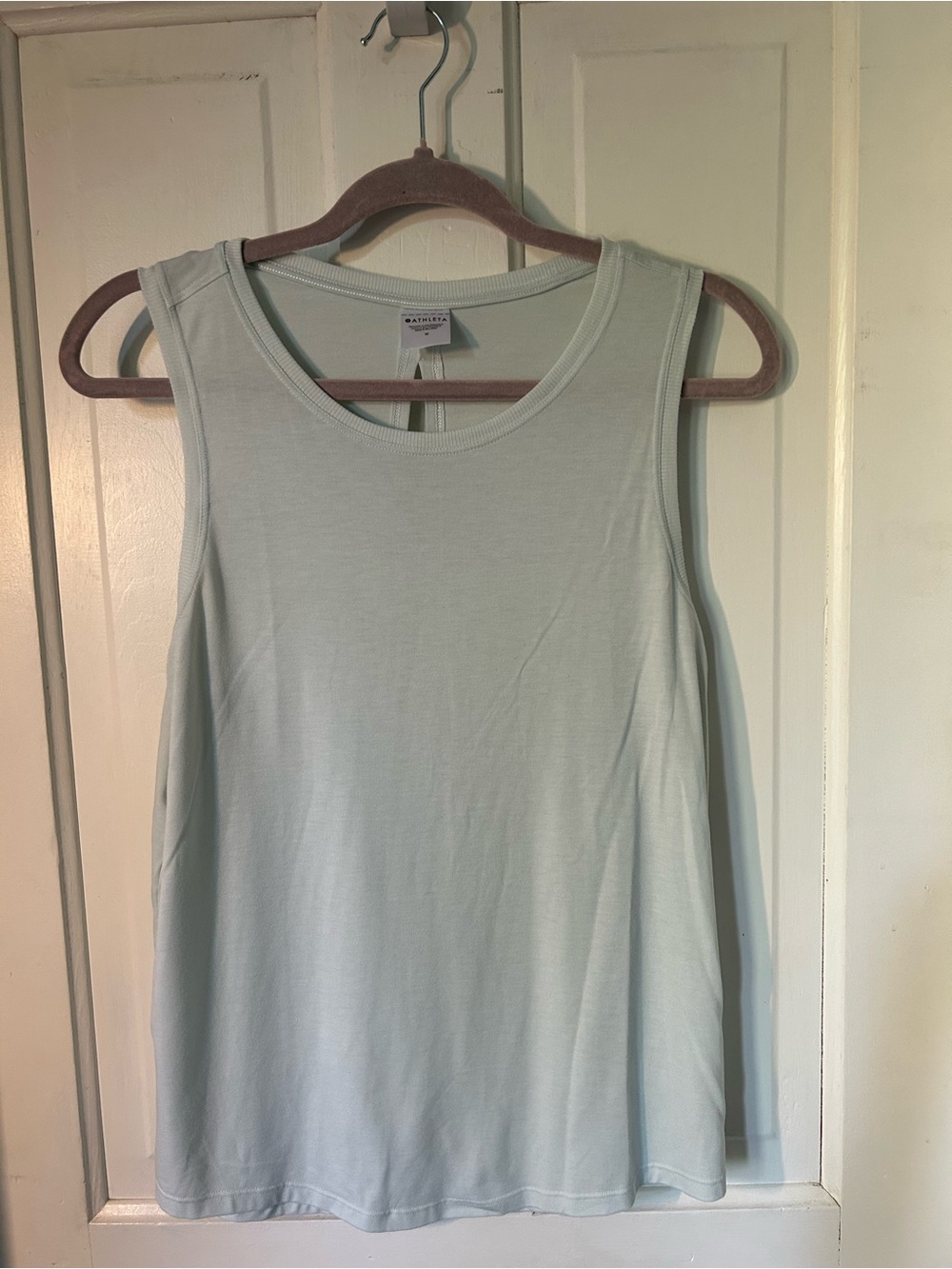Athleta Mint Green Scoop Neck Sleeveless Tank